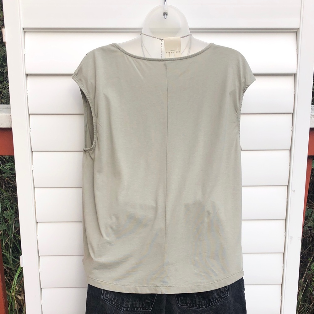 Garnet Hill Sage Green Women's Tank Top - Picture 7 of 9